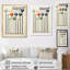 Zahidah Minimalisme Golf Tees X, impression sur toile encadrée-1567334364-1567334361