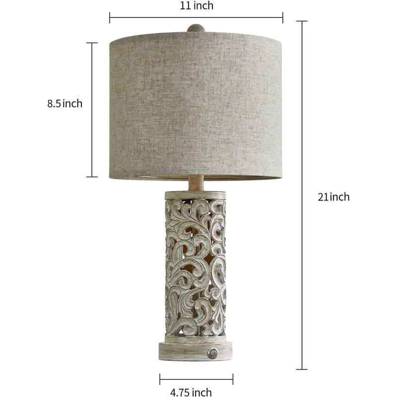 Ronks Resin USB Table Lamp
