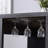 Home Bar Table With Wine Glass Compartment And Three Shelves