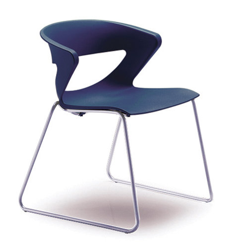 Chaise d'invité Kreature, Bleu