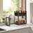 Countertop Shelf Organizer, Pots And Pans Organizer Rack, Pot Lid Holder With 1 Drawer, Pot Lid Organizer Holder With 2 Hooks, For Kitchen, Dining Room-1358073162