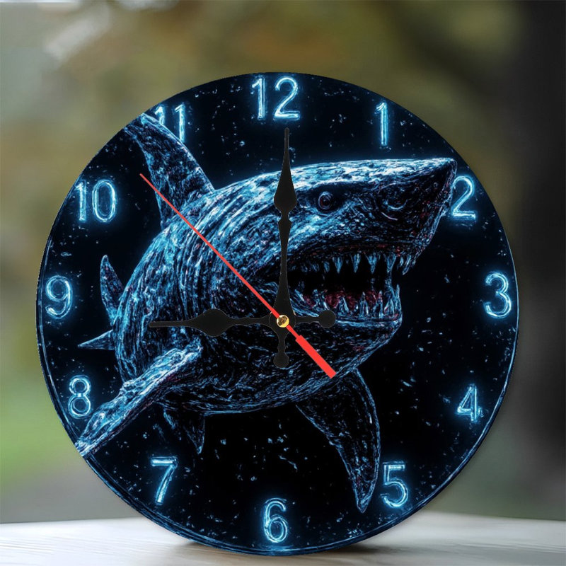 Horloge de requin éclatante