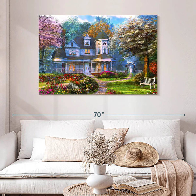 Lilie Victorian Home, H 32 po x l 48 po
