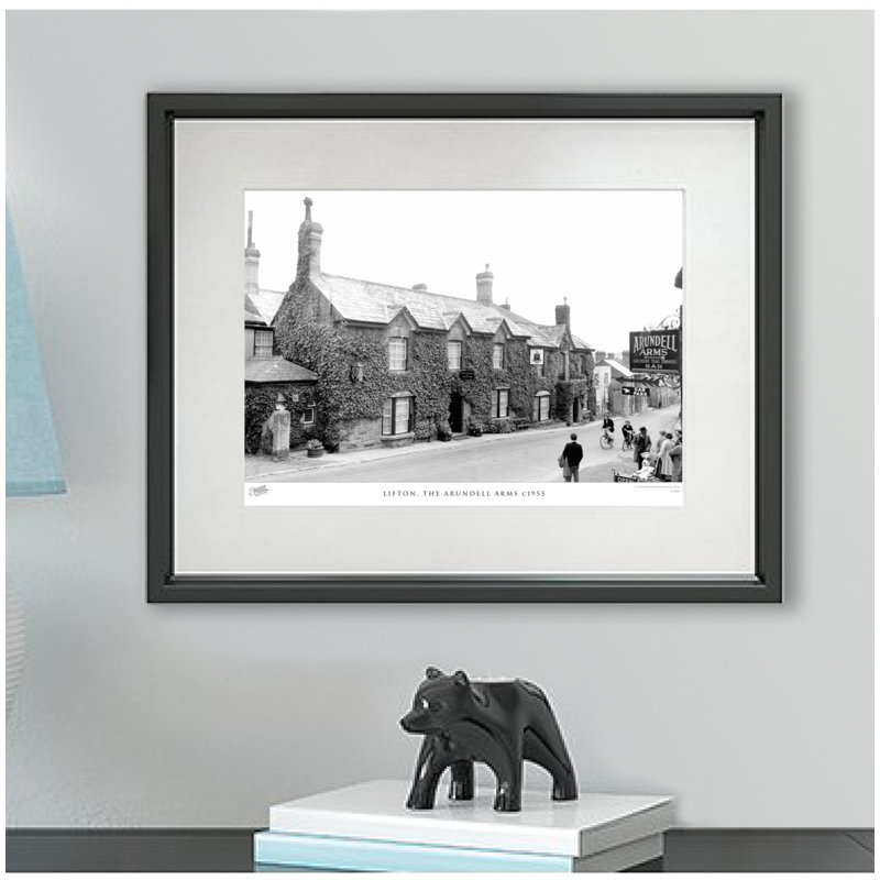 Lifton, The Arundell Arms C1955 by Francis Frith - Single Picture Frame Print, 28cm H x 36cm W x 2.3cm D