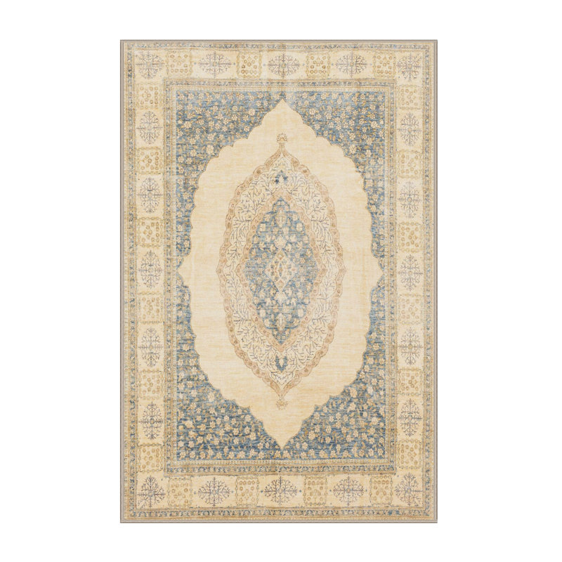 Abstract Indoor Rug, Rectangle 2' x 4'