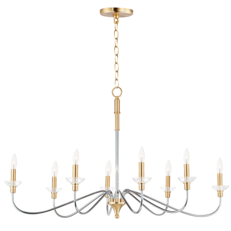 Lustre classique à 8 lumières de style bougie Linthicum