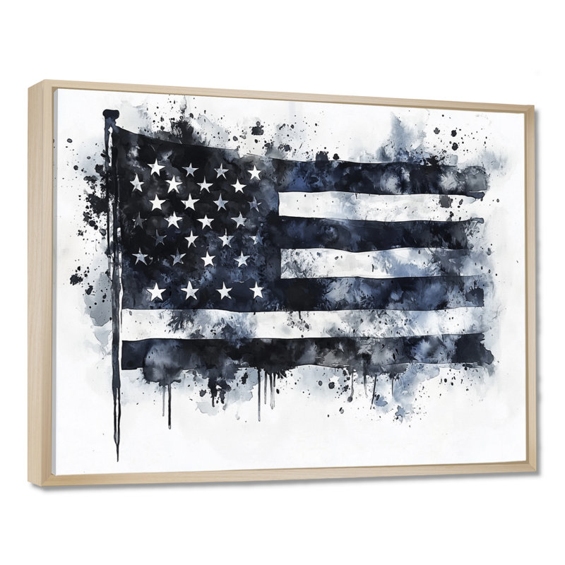Lahm - États-Unis, art mural encadré, H 30 po x l 40 po, Reproduction avec cadre flottant, Crème, crème