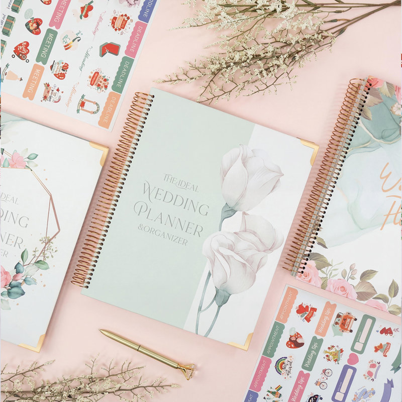 Reliure de mariage à tulipes