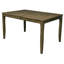 Ensemble de salle à manger extensible en bois massif 3 pièces Jadaya