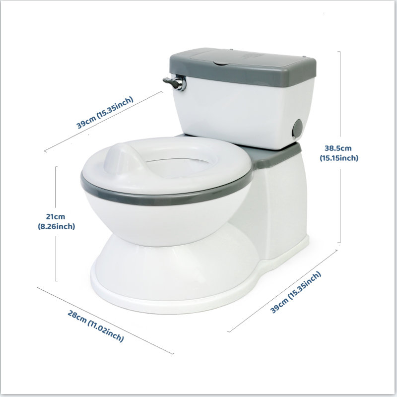 BAOKALER Potty Training Toilet for Kids, Pink, Gray/White