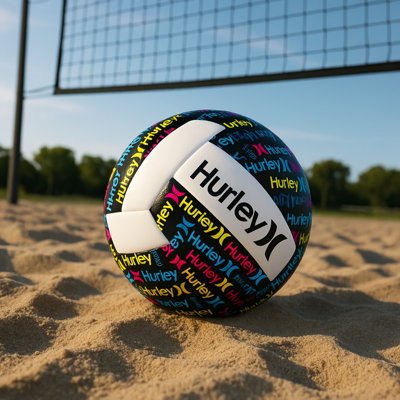 Ballon de volleyball multicolore taille 5 Hurley