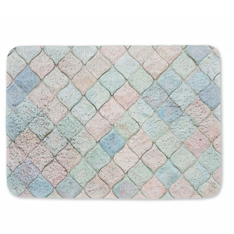 Tapis de bain en microfibre / microsuède Chule, L 17 po x L 24 po