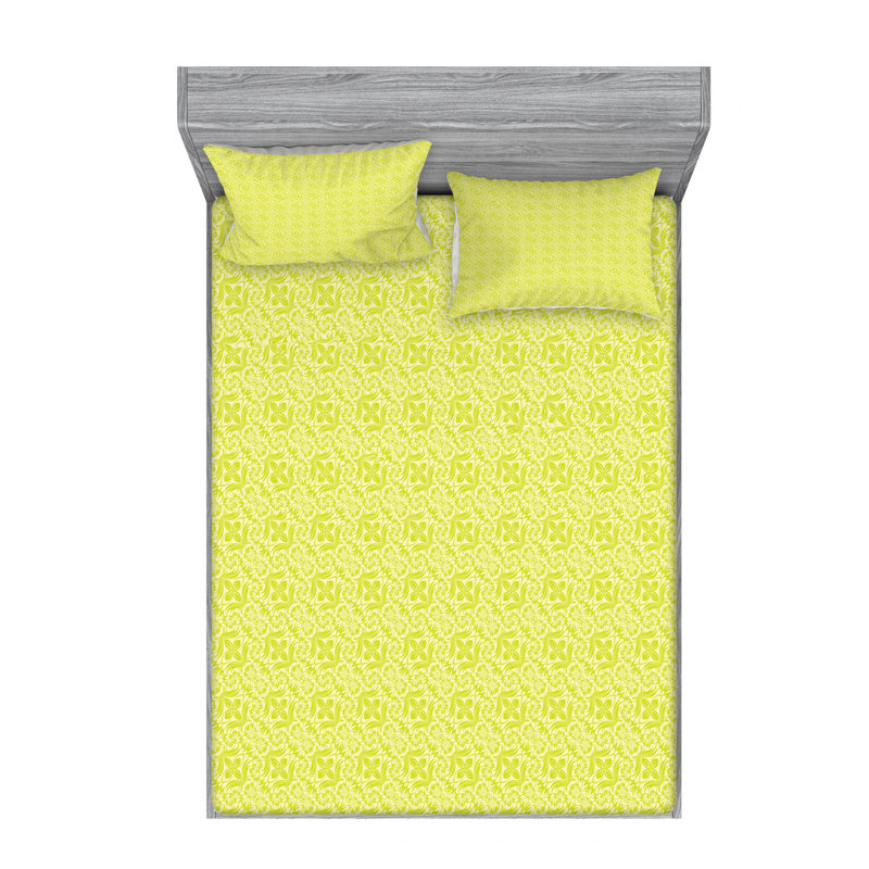 Microfiber Sheet Set, Queen Sheet Set with Fitted Sheet