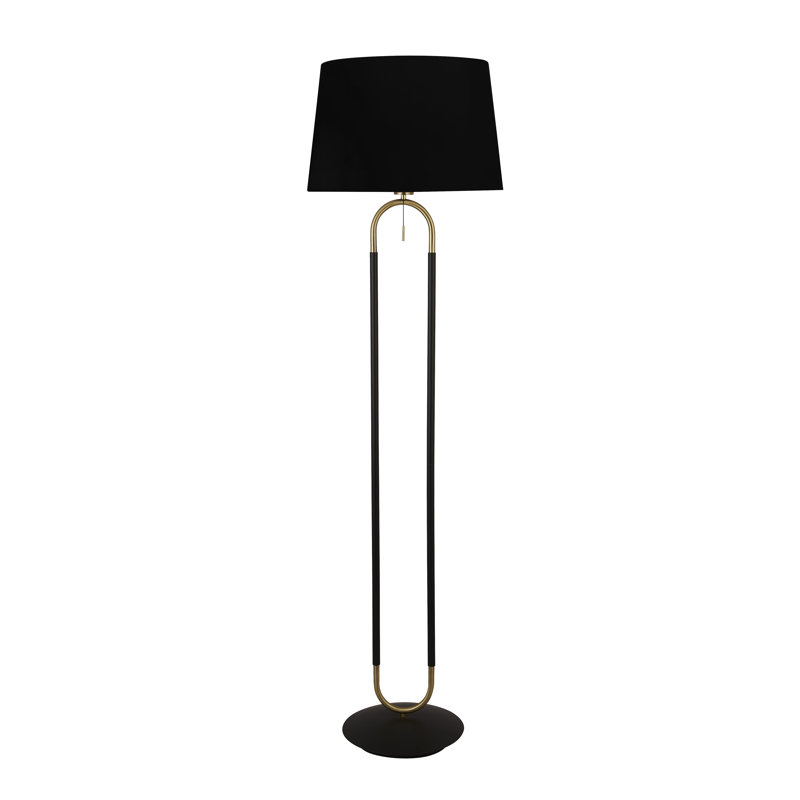 Longfellow 161cm Task Floor Lamp, Black
