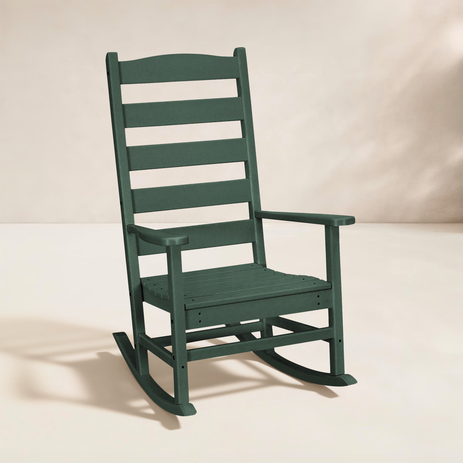 POLYWOOD Rocker Rocking Chair, Green