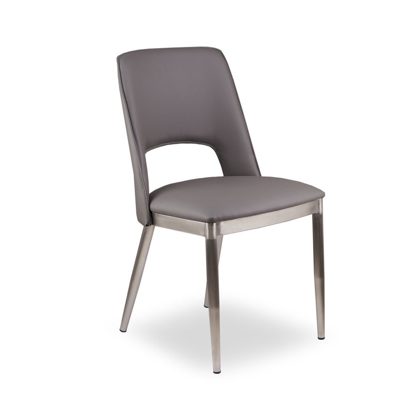 Eminence Upholstered Dining Chair, Silver, Grey
