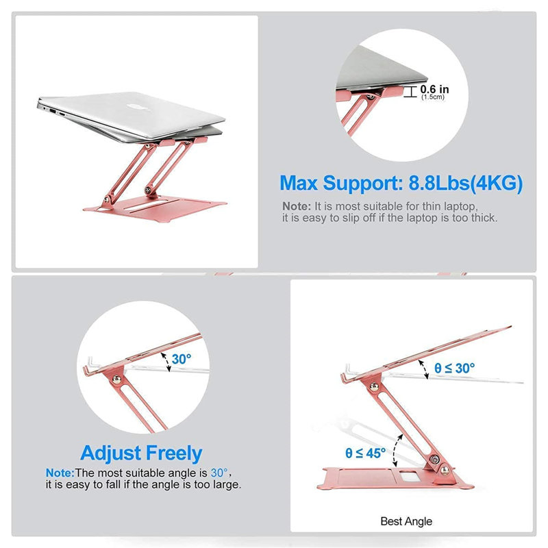 Metal Monitor Stand, Pink
