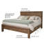 Lit plateforme en bois massif Quinn-98303348