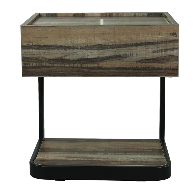 Charolette 1 Drawer Nightstand, Maple