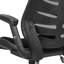 High Back Mesh Spine-Back Ergonomic Drafting Chair with Adjustable Foot Ring and Adjustable Flip-Up Arms-1520188462