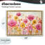 Cadre flottant rose et jaune Blooming Whimsy, design par Andrea Haase-76765830-76765828