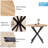 5-Piece Modern Round Dining Set, 39" Natural Wood Pattern Table with 4 Brown Faux Leather Chairs-372936845-372936844