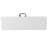 Kalish 10.25"W x 71"L Bi-Fold Granite White Plastic Bench with Carrying Handle