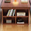Bureau rectangulaire en bois massif brun noisette-329136103