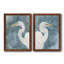 Watercolor Heron Portrait I, toile encadrée de qualité supérieure - prête à être accrochée-1273515491-1273515515