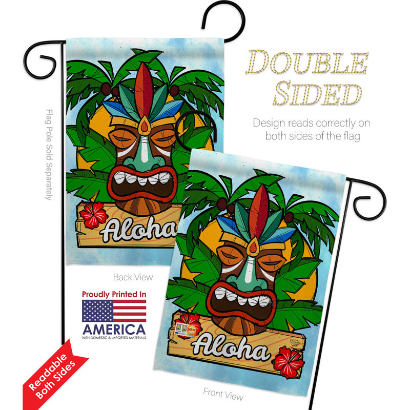 Double Sided 18.5 in. H x 13 in. W Polyester Garden flag