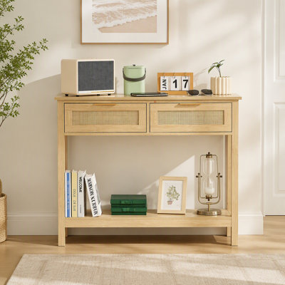 Table console avec tiroirs