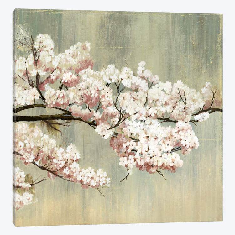 « fleurs i », reproduction sur toile, H 37 po x l 37 po x P 1,5 po