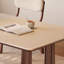 Table Mid-Century blanche en pierre frittée mate-325837731