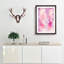 Pink Clouds in Abstract - Picture Frame Painting Print-55768893-55768894