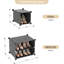 Portable Shoe Rack Organizer With Door, 48 Pairs Storage Cabinet, Adjustable Stackable Detachable Free Standing DIY Expandable 8 Tier-1529189596