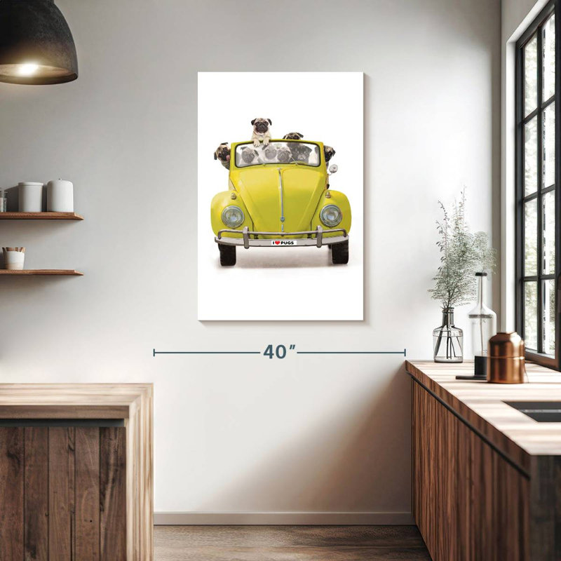 Pug Bug, 39" H x 26" W