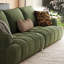 Coussin de canapé en chenille vert Fourseat-940209393-940209397