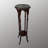 Round Hand-Carved Solid Wood Pedestal
