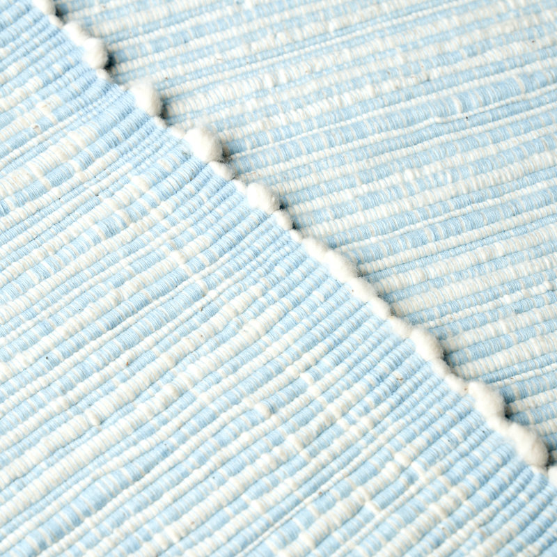 Tissu texturé tissé à la main Zeta, Ciel