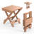 Patio HDPE Side Table End Tables-111045643
