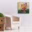 Toile épique Graffiti «The Yellow Cottage» par Carrie Sharp, 26 po x 26 po-979208846