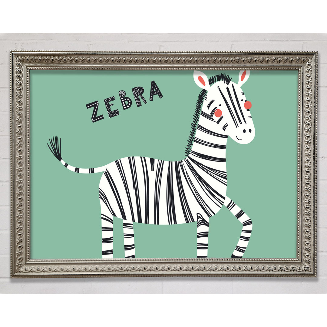 Zebra Stolz - Druck