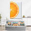 Orange demi-tranche - reproduction sur toile tendue-1650454834