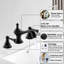 Robinet de salle de bain espacé Derengge-104339392