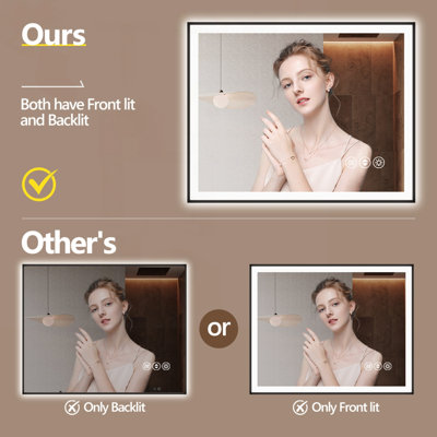Frameless LED Smart Bathroom Mirror