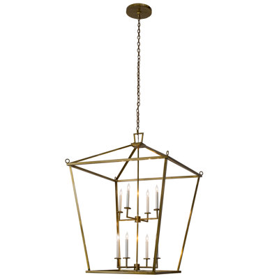 Luminaire suspendu carré 8 lumières