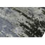 Tapis abstrait gris / gris anthracite noué à la main 8 pi x 10 pi 1 po Kellyanna