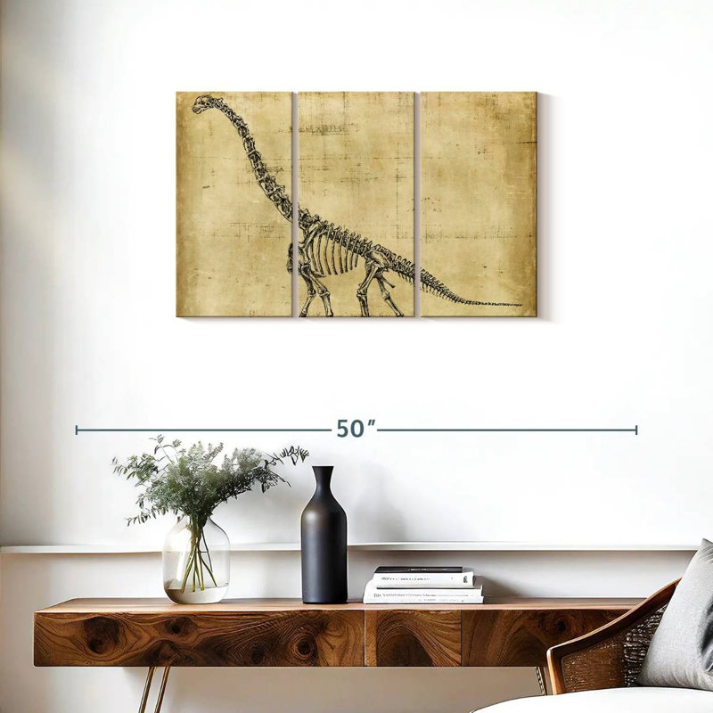 Brampt Brachiosaurus Study, 20" H x 33" W