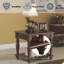 Walnut Finish End Table