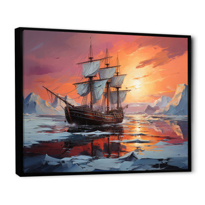 «Thalassa Antartica Frozen Expedition I», reproduction d'art sur toile